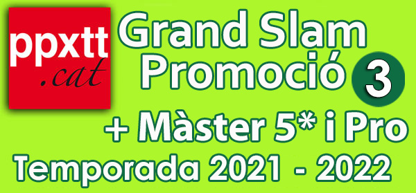3r Grand-Slam i Permanència + Master 5* i Pro