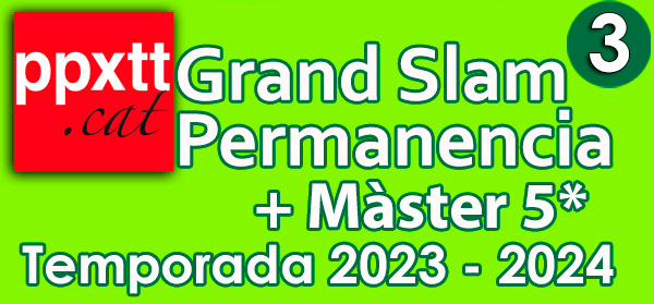 3r Grand-Slam + Permanència i 3r Master 5*****